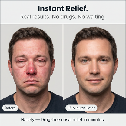 Nasely™ Relief Pro: Smart Nasal Red Light Therapy