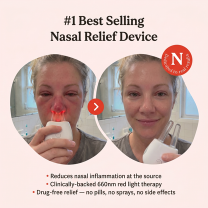 Nasely™ Relief Pro: Smart Nasal Red Light Therapy