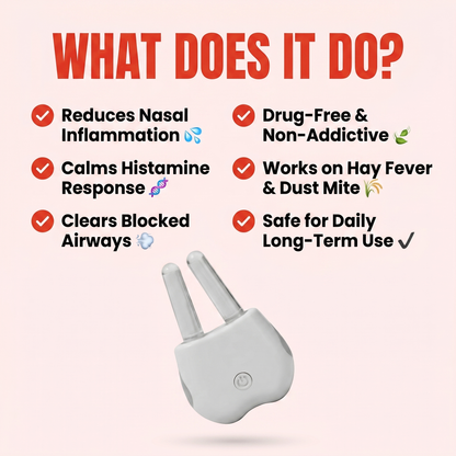 Nasely™ Relief Pro: Smart Nasal Red Light Therapy