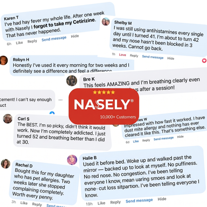 Nasely™ Relief Pro: Smart Nasal Red Light Therapy