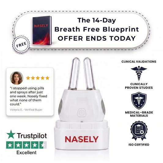 Nasely™ Relief Pro: Smart Nasal Red Light Therapy